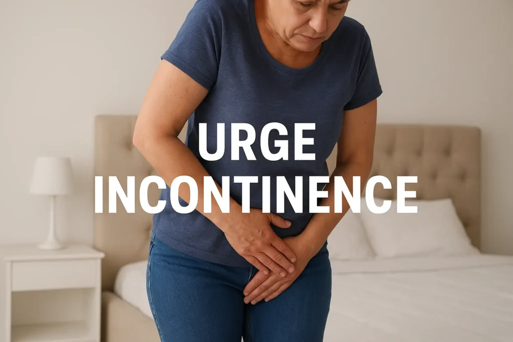 how to manage urge incontinence Kent symptoms