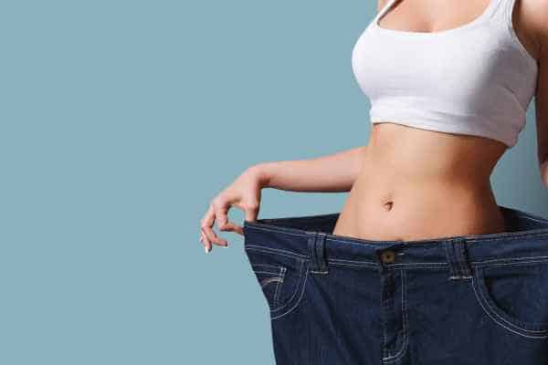 woman after fat reduction treatment Kent