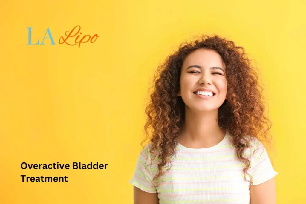 woman smiling about overactive bladder treatment Kent solutions
