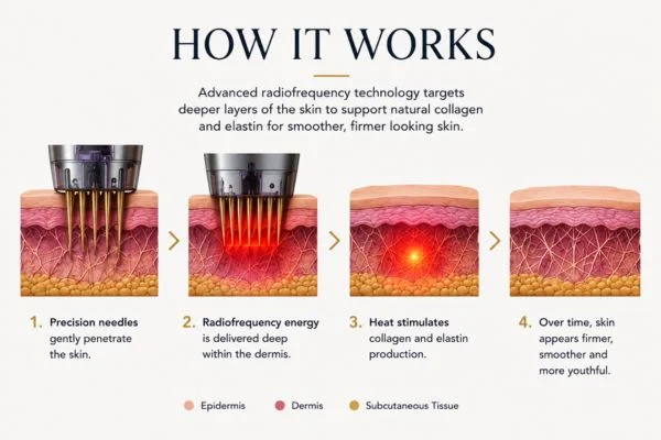 Diagram of how Collagen Lift Therapy Kent works