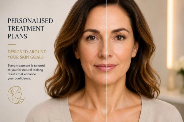 Before and after results of Collagen Lift Therapy Kent
