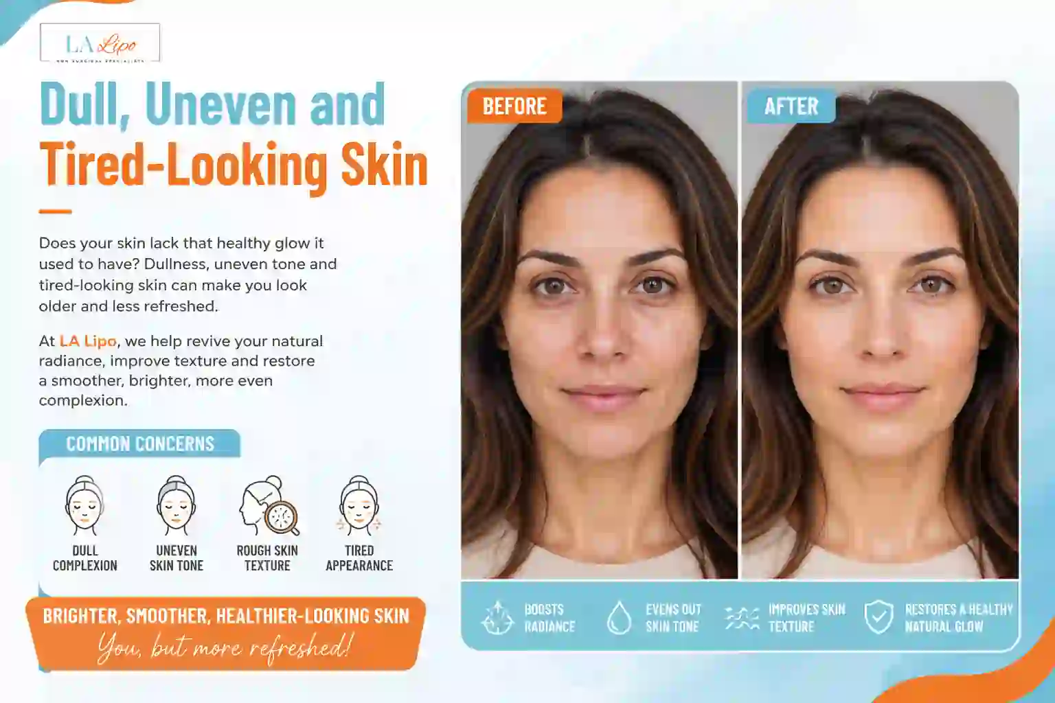 Sign #5: Dull, Uneven and Tired-Looking Skin Kent